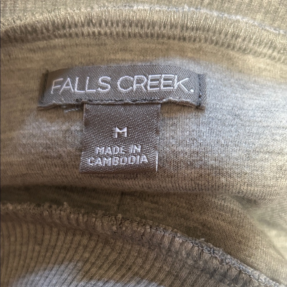 Falls Creek Gray Midi Dress With Pockets Medium NWT - Picture 8 of 10